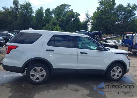 2017 Ford Police Interceptor из США, поврежденный, VIN 1FM5K8AR4HGD26216